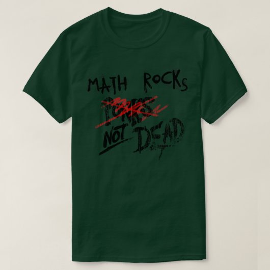 Math Rock nicht tot T-Shirt (Design vorne)