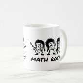 Math Rocks Academic Rock Band Humor Kaffeetasse (VorderseiteRechts)