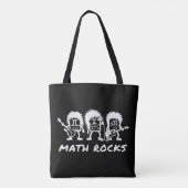 Math Rocks Academic Rock Band Humor Tasche (Rückseite)