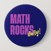 Math Rocks Daily Button (Vorderseite)