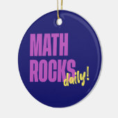 Math Rocks Daily Keramik Ornament (Links)