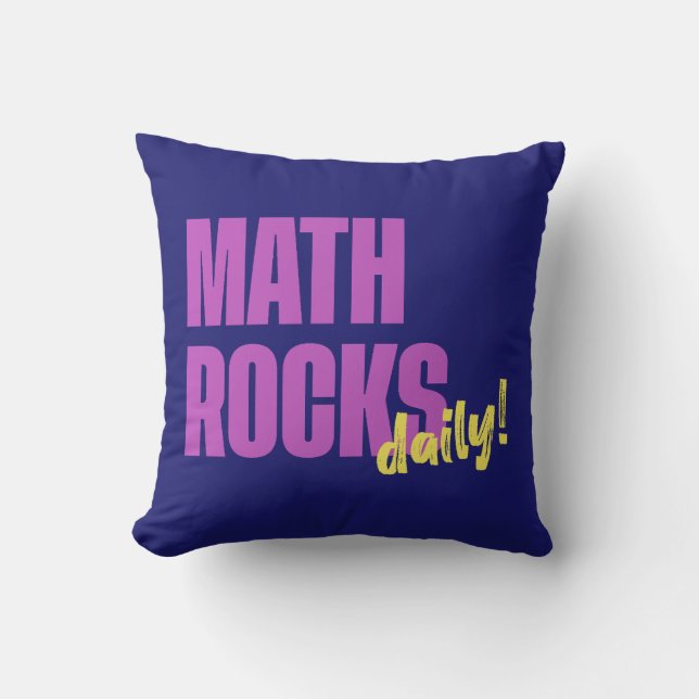 Math Rocks Daily Kissen (Vorderseite)