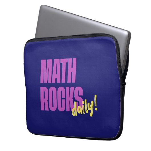 Math Rocks Daily Laptopschutzhülle (Vorderseite Links)
