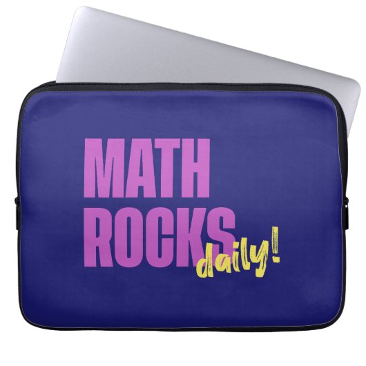Math Rocks Daily Laptopschutzhülle (Vorderseite)