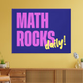 Math Rocks Daily Leinwanddruck (Insitu (Wohnzimmer))