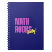 Math Rocks Daily Notizblock (Vorderseite)