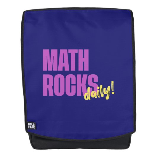 Math Rocks Daily Rucksack (Vorderseite)