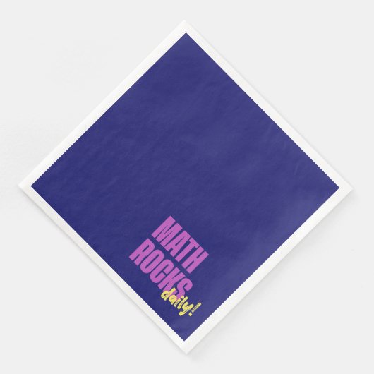 Math Rocks Daily Serviette (Ecke)