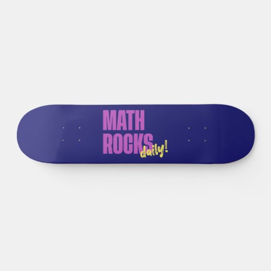 Math Rocks Daily Skateboard (Horizontal)