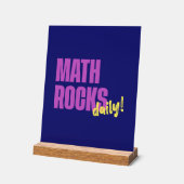 Math Rocks Daily Teacher Acrylschild (Winkel)