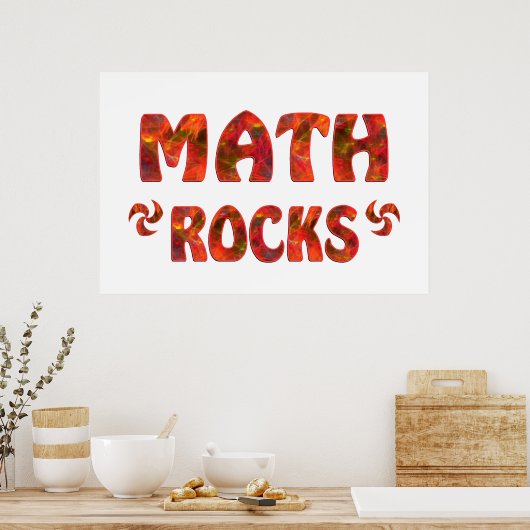 MATH ROCKS POSTER (Küche)