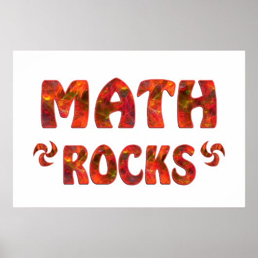 MATH ROCKS POSTER (Vorne)