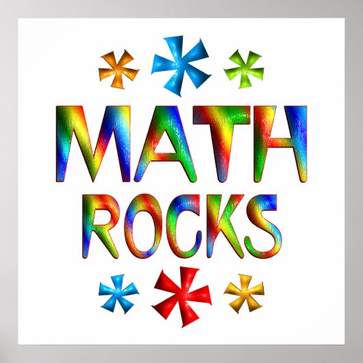 MATH ROCKS POSTER (Vorne)