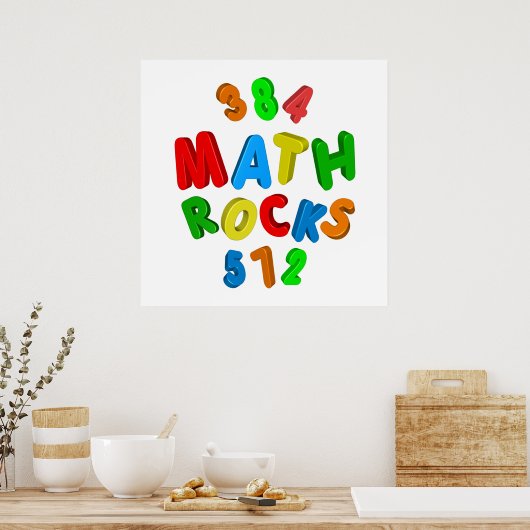 MATH ROCKS POSTER (Küche)