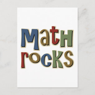 Math Rocks Postkarte