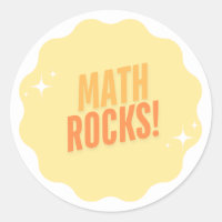 MATH ROCKS! Sticker-Geschenk für Lehrer