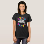 Math Rockstar Kids Cool Monster Numbers Math T-Shirt (Vorne ganz)