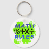 Math Rules Schlüsselanhänger (Vorderseite)