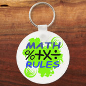 Math Rules Schlüsselanhänger (Vorderseite)