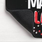 Math Santa Claus Christmas Matching Costume  Mousepad (Ecke)