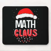 Math Santa Claus Christmas Matching Costume Mousepad (Vorne)