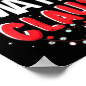 Math Santa Claus Christmas Matching Costume  Poster (Ecke)