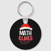 Math Santa Claus Christmas Matching Costume  Schlüsselanhänger (Vorderseite)