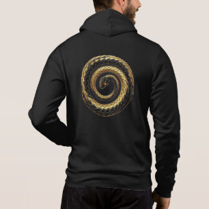 Math-Schlangen-Hoodie - Geschenk mit Goldener Zahl Hoodie