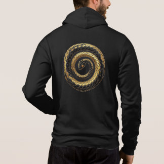 Math-Schlangen-Hoodie - Geschenk mit Goldener Zahl Hoodie