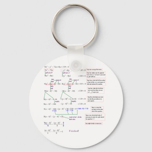 Math Schlüsselanhänger (Vorderseite)