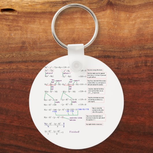 Math Schlüsselanhänger (Vorderseite)