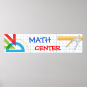 Math School Banner Poster (Vorne)