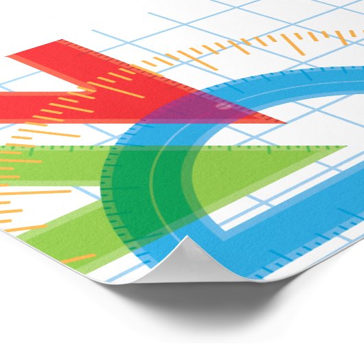 Math School Banner Poster (Ecke)