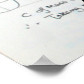 Math School College Or University Teacher Poster (Ecke)