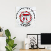 Math School College Or University Teacher Poster (Heimbüro)