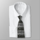 Math School Teacher Blackboard Chalk Necktie Krawatte (Gebunden)