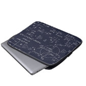 Math Scientist (Blau) Laptopschutzhülle (Vorne Knopf)