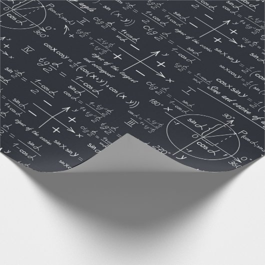 Math Scientist Geschenkpapier (Ecke)