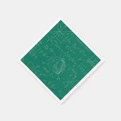 Math Scribbles Serviette (Ecke)