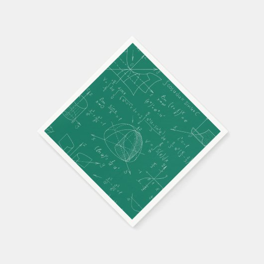 Math Scribbles Serviette (Ecke)