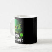 Math Shamrocks St. Patricks Day Schule Kaffeetasse (Vorderseite Links)