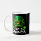 Math Shamrocks St. Patricks Day Schule Kaffeetasse (Links)