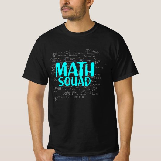 Math Shirt Math Squad Geschenke (Vorderseite)