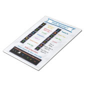 Math Signing Notepad Notizblock (angewinkelt)