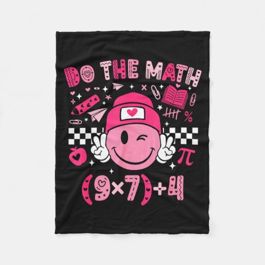 Math Six Seven 76 Meme Fleecedecke (Vorderseite)