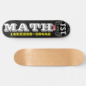 MATH Skateboard (Horizontal)
