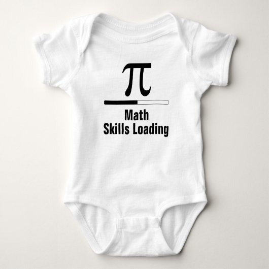 Math Skills Loading Baby Strampler (Vorderseite)