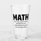 Math Spaß Glas (Vorderseite)