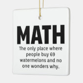 Math Spaß Keramikornament (Links)