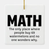 Math Spaß Keramikornament (Rückseite)